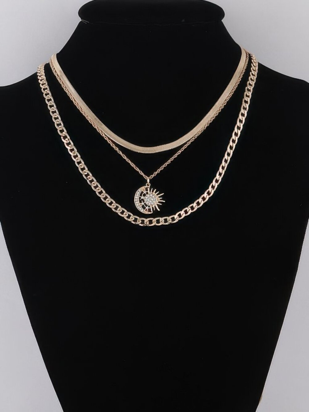 Sun N Moon Chain Necklace